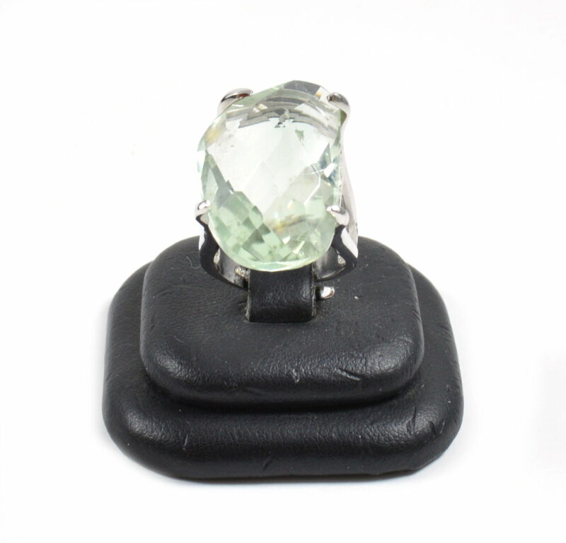 Anello in Argento 925 con Prasiolite - immagine 2