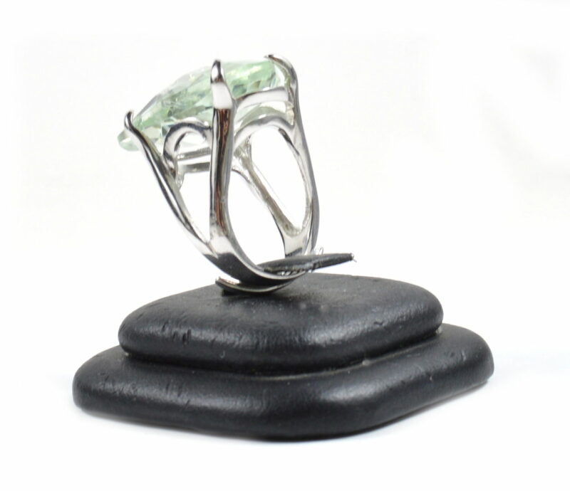 Anello in Argento 925 con Prasiolite - immagine 4