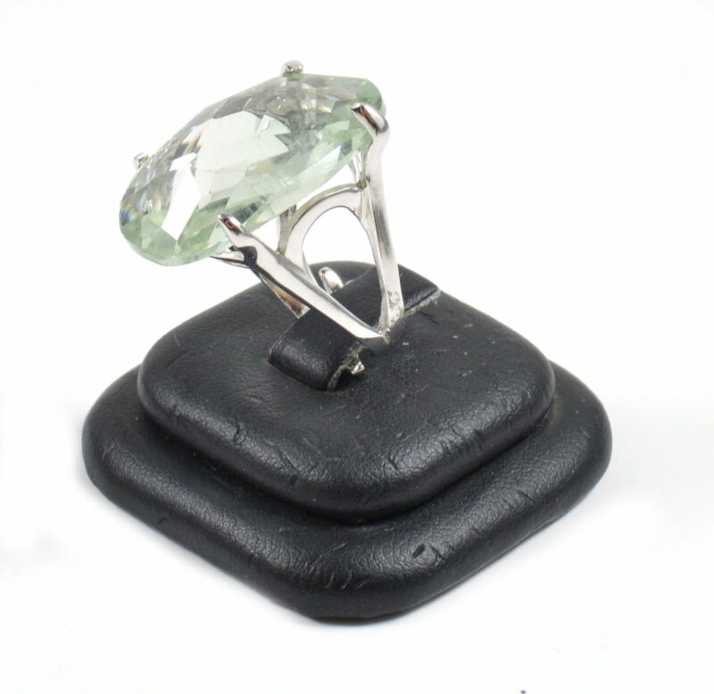 Anello in Argento 925 con Prasiolite