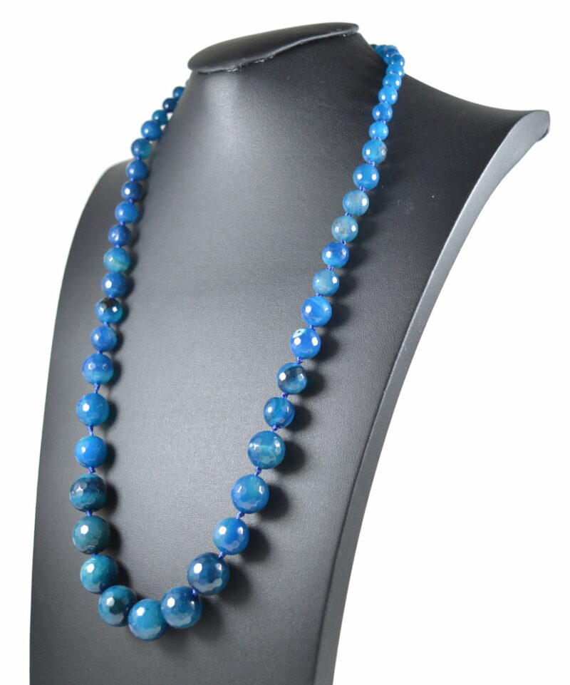 Collana a Scalare in Agata Blu - immagine 2