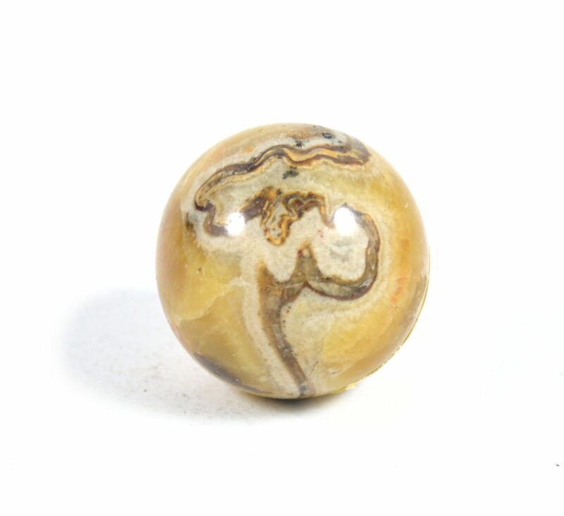 Sfera in Septaria di Aragonite. Soprammobile,Idea Regalo