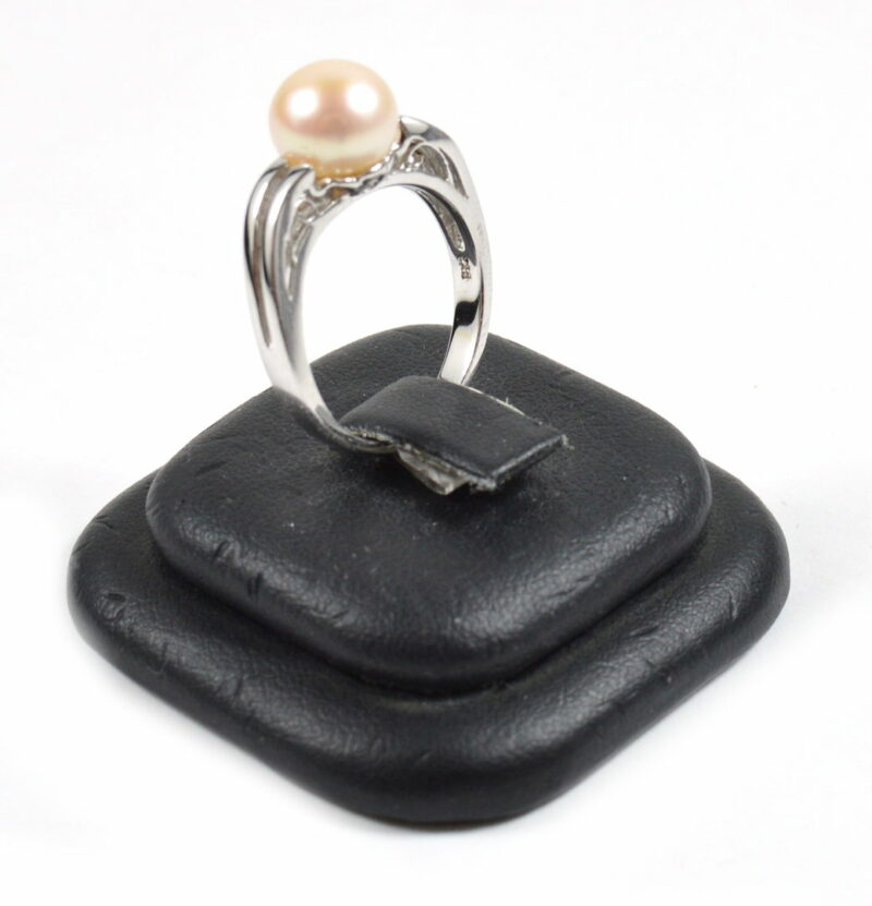 Anello in Argento 925 con Perla Rosa - immagine 3