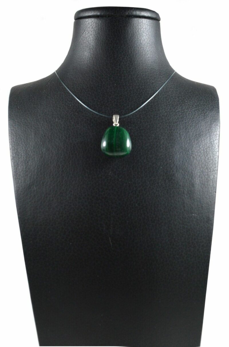 Ciondolo in Malachite e Argento 925 - immagine 2