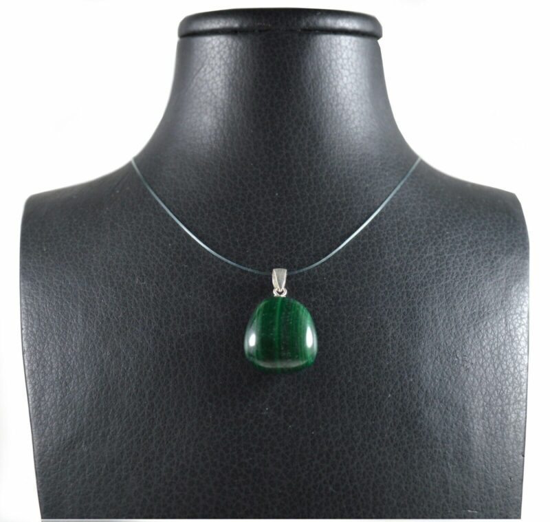 Ciondolo in Malachite e Argento 925