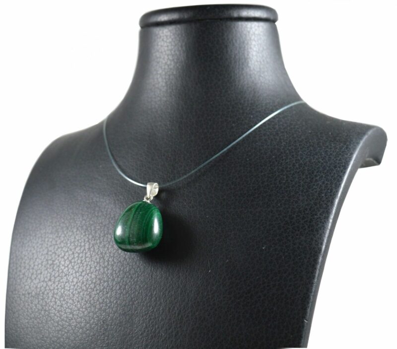 Ciondolo in Malachite e Argento 925 - immagine 3