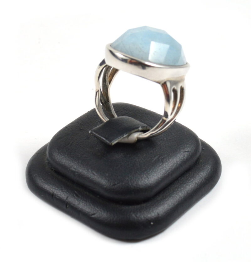 Anello in Argento 925 con Acquamarina - immagine 4