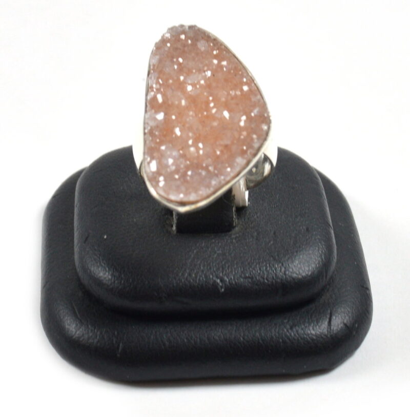 Anello in Argento 925 con Geode di Agata Grezzo