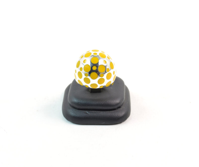 Anello Pois in Argento 925 e Smalto Giallo - immagine 5